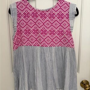 THML Pink and White top